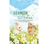 Sermon Notes For Girls: A Cute Guided Christian Journal for Kids & Youth | Learn How to Listen, Write, and Reflect on God’s Word| 6x9 inches | 115 pages