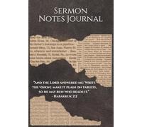 Sermon Notes Journal: A Guided Companion to Capture Powerful Sermons, Reflect on God’s Truth, and Apply His Word to Your Life