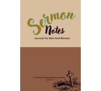 Sermon Notes Journal: Christian Notebook