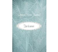 SERMON NOTES JOURNAL - HE HEARS: Attractive matte paperback cover, 73 college-ruled blank pages, 6 x 9 inches, 2nd of 3 in a set