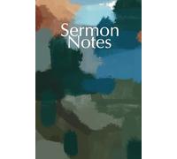 Sermon Notes Journal Notebook: Church Focus Activity Book for teen boys and men