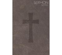 Sermon Notes Notebook for Men: 52 Week Church Sermon Journal for Note Taking, Reflection and Bible Study. Christian Gifts for men.