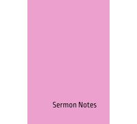 Sermon Notes: Personal Sermon Notes Journal for Women