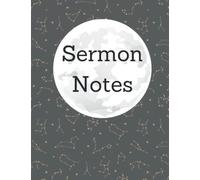 Sermon Notes: Sermon Notebook for Teens| Teen Sermon Notebook| Young Adult Sermon Notebook| Guided Sermon Note Taking