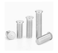 SeroNi DHAEY 10pcs/lot M5 M6 Aluminum Threaded Stud Weld Spot Welding Screw Solder Point Nail Bolt(20mm,M6)