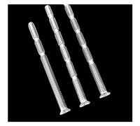 SeroNi DHAEY 10pcs M5 Door Handle Fixing Bolts Snap Off Cuttable Connecting Screws(130mm-Zinc finish)