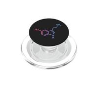 Serotonin Structure - Molecule of Happiness and Love Science PopSockets PopGrip for MagSafe