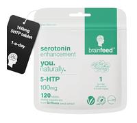 Serotonin Supplements | 120 Serotonin Tablets - 1-A-Day | 100mg 5HTP from Griffonia Seed Extract | Natural Serotonin Booster | Serotonin Supports Mood | Supplement Manufactured in UK