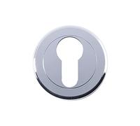Serozzetta Escutcheon (Single) Euro Profile - Polished Chrome