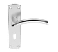 Serozzetta Satin Chrome Serozzetta Tres Lever On Lock Backplate (Szc031Sc)