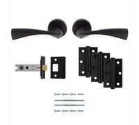 Serozzetta Sintra Latch Ultimate Door Pack - Matt Black