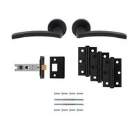 Serozzetta Tavira Latch Ultimate Door Pack - Matt Black