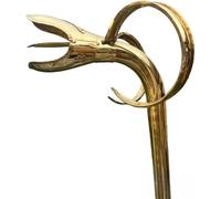 Serpent Carnyx Celtic War Horn Replica - Fully Playable Medieval Brass Battle Trumpet