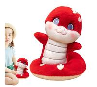 Serpent En Peluche Doux - Peluche Colorée et Amusante, Idéale Pour et Amateurs de Reptiles | Parfait Comme Compagnon de Jeu, Décoration de Chambre, Facile Use