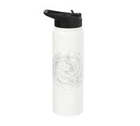 Serpent Enigma Swirling Branches Stainless Steel Insulated Water Bottle