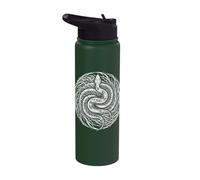 Serpent Enigma Swirling Branches Stainless Steel Insulated Water Bottle