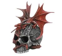 Serpent Infection Skull Ornament Spiral Direct Black One Size