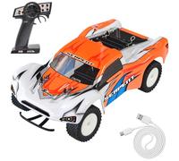 Serpent Mini Spyder 1/24 Scale RC Car with Gyro, 20km/h High Speed Electric Powered RTR Off-Road Remote Control Car, 2.4GHz Short Course Truck, High Performance with 1 Battery 1 USB Data Cable