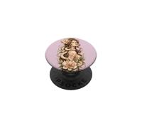 Serpent Muse Floral Goddess Mystic Botanical Portrait PopSockets Adhesive PopGrip