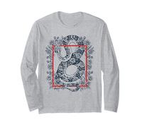 Serpent Rose Aesthetic Occult Goth Snake Long Sleeve T-Shirt