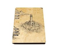 Serpent Sea Monster Notebook A5, Pu Leather Notebooks A5, Lined Paper Aesthetic Notebook 180Pages/90Sheets, Homework Book for Women, Lined Book for Writing, Office Paper Products Journal Diary