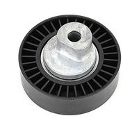 Serpentine Belt Tensioner Pulley with Offset Mounting, Belt Idler Pulley Compatible with E39 E46 E60 E83 M3 X3 X5, OE 11281748130, Aluminum Alloy + Engineering