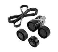 Serpentine Drive Belt & Idler Pulley &Tensioner Kit Compatible For BMW N54 E90 E92 E93 E91 E82 E88 335i 335is 335xi 135i 2005-2010
