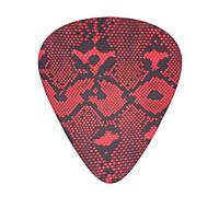 Serpentine Guitar Picks 12 Pack Set Guitar Gift for Bass Picks Acoustic Guitars Plectrums with Clear Storage Box