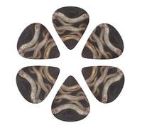 Serpentine Printed Guitar Picks Plectrum,Guitar accessories,6pcs 0.46mm