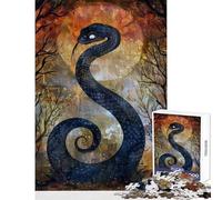 Serpents Lair 1000 Piece Jigsaw Puzzles for Adults Improve Overall Mental Performance Mindful Soothing Leisure Game (38x26cm)