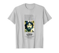 Serpico Frank Introduction T-Shirt, Men, Silver Grey, 3X-Large