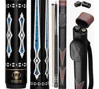 Serpion - Pool Cue Stick 100% Canadian Maple Wood. Professional Billiard Pool Cue Stick with Hard Case and Joint Protectors