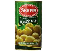 Serpis Olives Stuffed with Anchovies, 12.35 Ounce (Pack of 6)