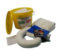 Serpro spill management 10 Litre Oil And Fuel Spill Kit In A Plastic Tub