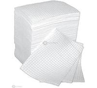 Serpro spill management 100 X Heavyweight Bonded And Perforated Oil Only Absorbent Pads Poly-Wrapped