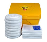 Serpro spill management 240 Litre Oil And Fuel Spill Kit In Static Locker High-Capacity Spill Response For Industrial And Commercial Use