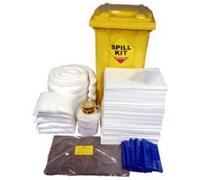 Serpro spill management 248 Litre Oil And Fuel Only Spill Kit In Wheeled Bin