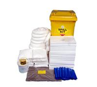 Serpro spill management 348 Litre Oil And Fuel Only Spill Kit In Wheeled Bin