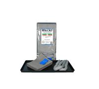 Serpro spill management 40 Litre General Purpose Spill Kit With Drip Tray - Portable Spill Response For Oil, Coolants & Water-Based Fluids