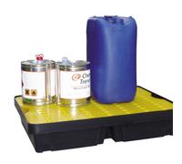 Serpro spill management 40 Ltr Oil Chemical Bunded Drip Pallet Sump Spill Tray With Removable Grid