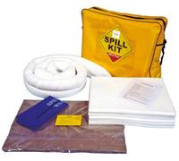 Serpro spill management 50 Litre Oil And Fuel Performance Spill Kit In A Shoulder Bag With Clay Drain Mat