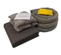 Serpro spill management 65 Litre General Purpose Maintenance Spill Kit - Versatile Spill Response For Oil, Coolant, Water & Solvents