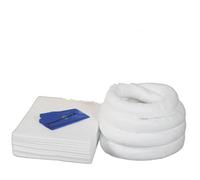 Serpro spill management 65 Litre Oil And Fuel Spill Kit Refill High-Performance Absorbent Socks, Pads And Disposal Bags For Effective Spill Management