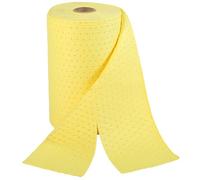 Serpro spill management Chemical Absorbent Roll 50Cm X 44M Heavyweight Bonded, 90L Capacity, Yellow Perforated Roll For Chemical And Hazardous Liquids