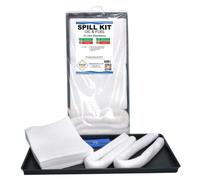 Serpro spill management Compact 40 Litre Oil And Fuel Spill Response Kit With Drip Tray For Trucks And Workshops
