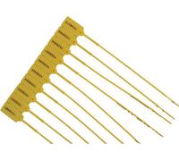 Serpro spill management Serpro - 100 X Yellow Security Tags Numbered Pull Ties Secure Anti-Tamper Seals