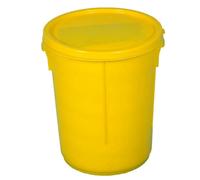 Serpro spill management Serpro - 30 Litre Yellow Plastic Bin With Lid