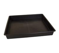Serpro spill management Serpro Value 1M X 1M X 5Cm Square Tray Black - Ideal For Garden - Workshop - Garage - Warehouse