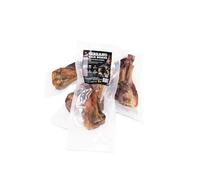 Serrano Half Ham Bone by Mediterranean Natural - 100% Natural, Hypoallergenic Dog Chew Bone - Grain Free, High Protein Treat - All Breeds - 6 Pack (2 pieces per pack)