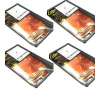 Serrano Ham Slices 500g - Authentic Spanish Jamón - Long-Cured, Ready to Serve (Pack of 4)
